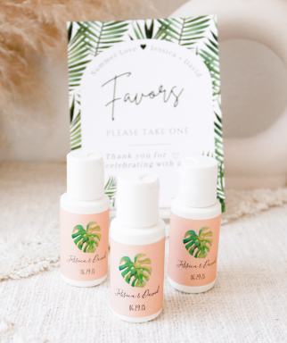 Sunscreen Favors - Tropical Beach